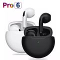 Pro6 tws Smart Touch Control Wireless Headphone Bluetooth 5.0 Earphones Sport Earbuds Music Headset For all smartphones. 