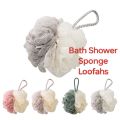 Shower Loofahs Bath Sponges  Bath Scrunchies Mesh Pouf Exfoliating Loofa for Body Washing Showering. 