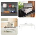 Smart Design Cabinet Storage Shelf Rack  - Steel Metal Wire - Cupboard, Plate, Dish, Counter & Pantry Organizer Organization -. 