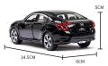 1/32 Honda Civic Model Car Diecast Toy Car model Sound Light Vehicle. 