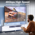 8K HDMI 2.1 Cable 4K@120Hz 8K@60Hz 48Gbps EARC ARC HDCP Ultra High Speed For RTX Video Cable PC Laptop Projector HDTV PS5 1m2m3m.