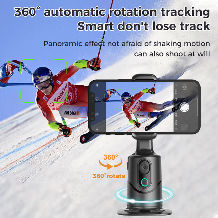 360%C2%B0%20Rotating%20Auto%20Face%20Tracking%20Phone%20Stand%20No%20App%20Gesture%20Control%20Smart%20Shooting%20Camera%20Mount%20with%20Selfie%20Light%20Remote%20-%20Image%202