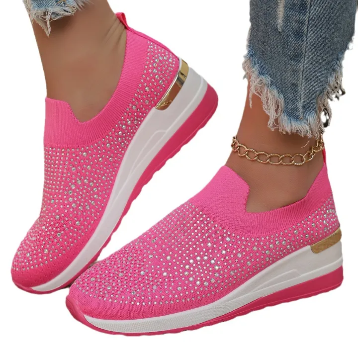 Orange%20Rhinestone%20Casual%20Sneakers%20Breathable%20Wedge%20Women%20Lightweight%20Shoes%20Slip%20On%202024%20New%20Comfortable%20Spring%20Mesh%20Sports%20Shoes%20-%20Image%205