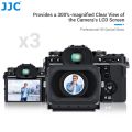 JJC 3X LCD Viewfinder Camera Extender Eyecup Eyepiece Collapsible fit 3.0" Screen for Z30 ZV-1 ZV-1F RX100 G7X.