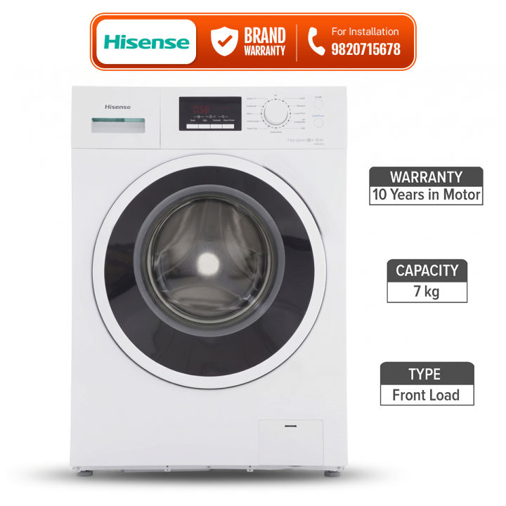 Hisense 7kg washing machine White