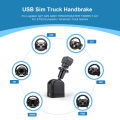 USB Sim Handbrake Truck Hand Brake For Logitech G27 G29 G923 THRUSTMASTER T300RS T-GT For ETS2 European / American Truck Games. 