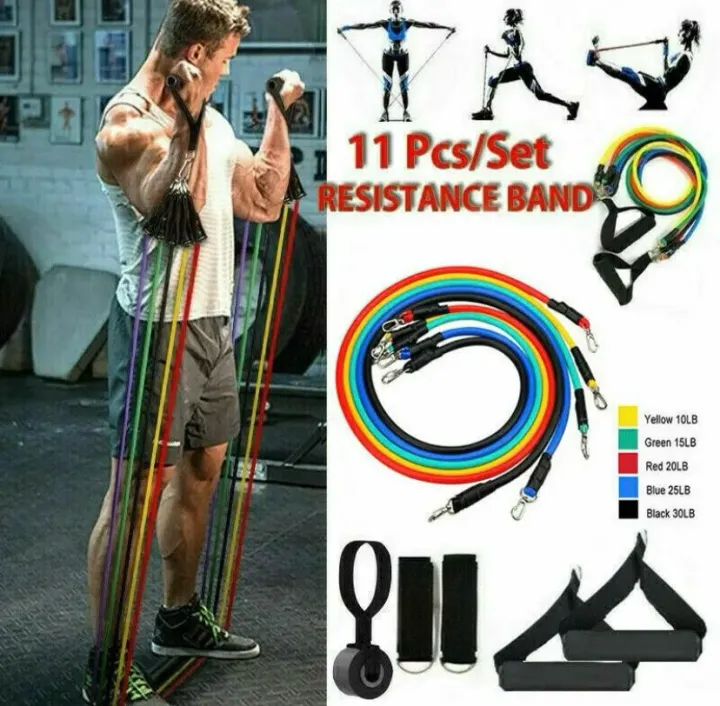 11%20In%201%20Power%20Resistance%20Band%20Home%20Gym%20Equipment/Exercise%20Bands%20-Total%20130%20LBS%20-%20Image%202