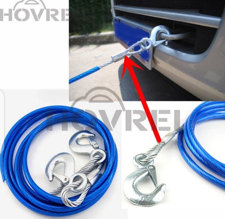 Car Tow Chain 10MM Steel Wire 4 Meter Length