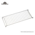 CAMPINGMOON MTG-G Camping Equipment Barbecue G-net Small and Lightweight Grill with 304 Stainless Steel Barbecue Net.