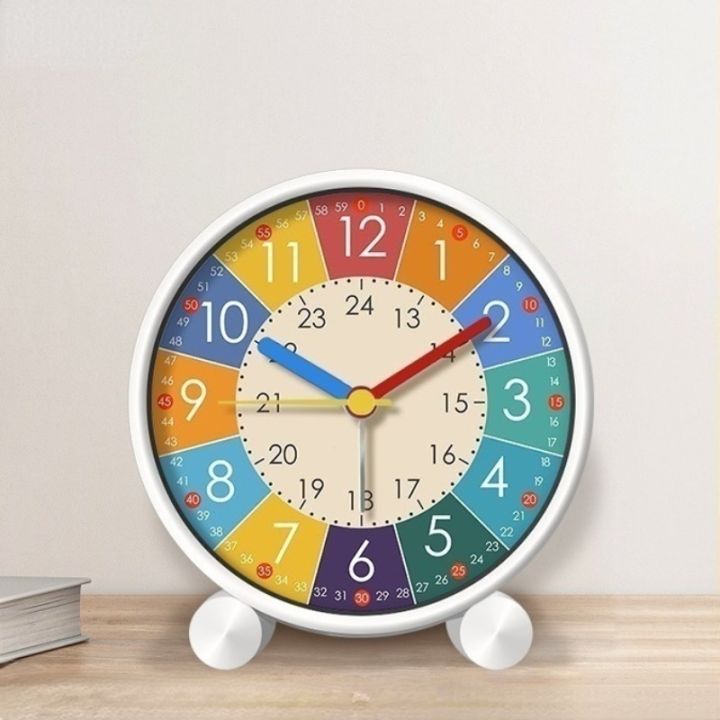 Children's alarm clock for students 'puzzle bedroom Children's room desktop early childhood alarm clock mute