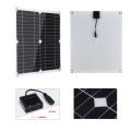 400W Flexible Solar Panel 12V Battery Charger Dual USB With 10A-60A Controller Solar Cells Power Bank for Phone Car Yacht RV.