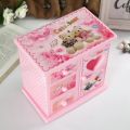 Childrens Birthday Musical Box |Multifunctional Musical Jewellery Box For Kids | Exquisite Barbie & Teddy Design | Premium Plastic Material. 