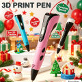 NEW 3D Printing Pen 3d Pen Set for Kids Chidren Child's Birthday Christmas Creative DIY  LCD Display with PLA Filament. 