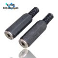 2PCS - 3.5mm Female Aux Audio Jack Plug Jack. 
