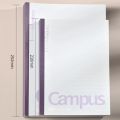 Japan KOKUYO Notebook 80 Pages Campus B5/A5 Soft Surface Wireless Binding Horizontal Line School Office Stationery.