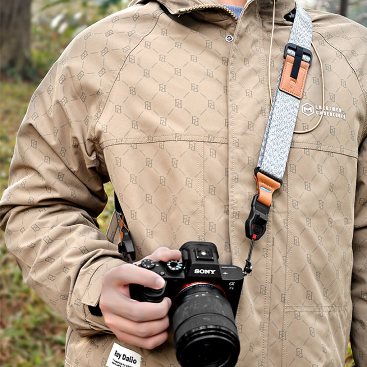 Camera%20Strap%20Suitable%20for%20%20%20%20Fuji%20Leica%20Quick%20Release%20Shoulder%20Strap%20XS20%20XM5%20ZFC%20R6R8%20Compatible%20With%20PD%20-%20Image%203