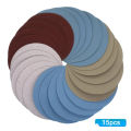 15pcs 125mm Inches Grit 1000 2000 3000 4000 5000 Sanding Discs Hook Loop Sandpaper Round Disk.