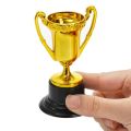 Mini Trophies Bulk Small Plastic Trophies for Kids Gold Award Cup Class School Reward Sport Tournament Winning Prize Party Favor. 