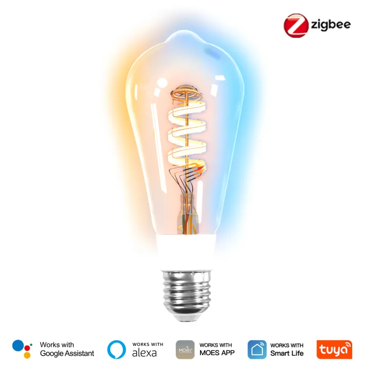 MOES%20Tuya%20Zigbee/Matter%20WiFi%20Smart%20ST64%20LED%20Bulb%20Biological%20Rhythm%20RGB%20Colors%20Music%20Scene%20Mode%20Smart%20Linkage%20Wireless%20Control%20-%20Image%207