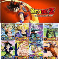 5 Packs Dragon Ball Z Cards Goku Vegeta Frieza Majin Buu Broli Piccolo Action Figures Paper Card Trading Collection  Toy. 