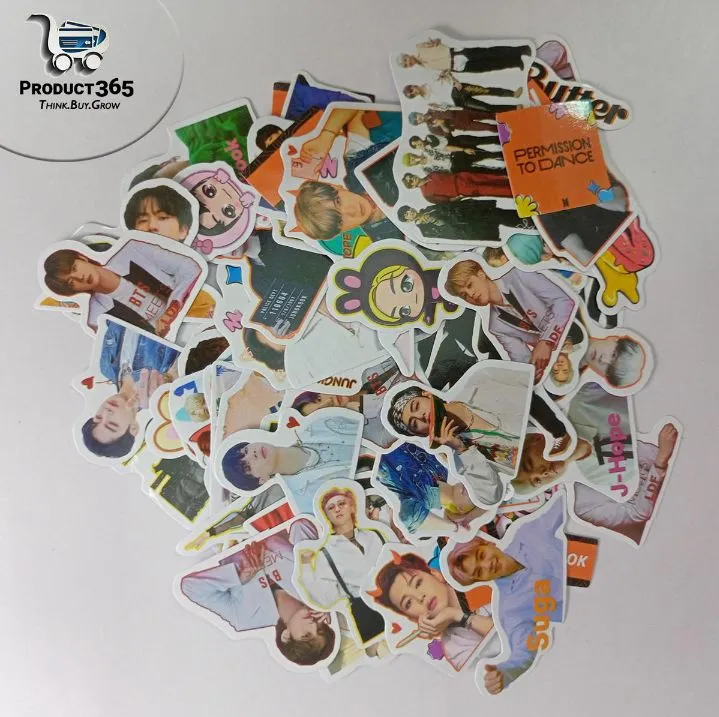 BTS%20Stickers%2010,20,50,100%20PCS%20cutout%20Korean%20Bangtan%20Boys,%20kpop%20journaling%20stationery%20stickers%20-%20Image%204