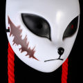 Japanese Anime Demon Fox Mask Cosplay Sabito Makomo Tanjiro Thicken Plastic Animal Masks Halloween Party Costume Props Deluxe. 