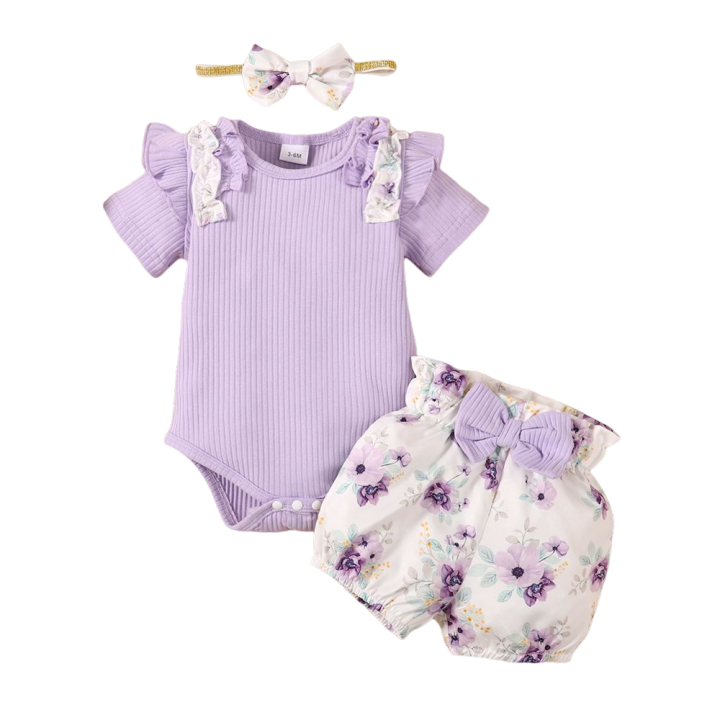0-18Months%20Baby%20Girl%20Clothes%20Set%20Purple%20Short%20Sleeve%20Romper%20+%20Flowers%20Shorts%20with%20Headband%20Toddler%20Girl%20Summer%203PCS%20Outfit%20-%20Image%207