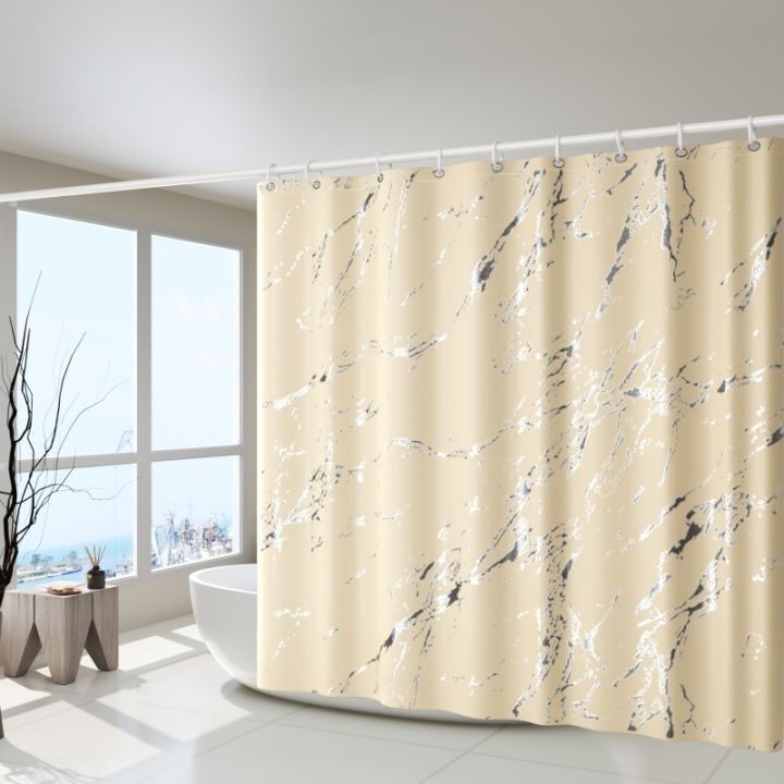 1%20Piece%20of%20Gilded%20&%20Silver-Plated%20Craft%20Shower%20Curtain,%20110g%20Thickened%20Polyester%20Fabric,%20Home%20Decoration%20Curtain,%20Bathroom%20Curta%20-%20Image%202