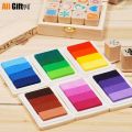 Inkpad 2022 Child Craft Oil  Gradient Color Based Diy Ink Pad Rubber Stamps Paper Scrapbooking 15 Colors Finger Paint. 