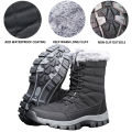 Men New Cotton Shoes Waterproof and Cold Proof Long Boots for Men Outdoor with Thick Velvet and Warmth Snow Boots Big Size 48.