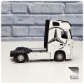 1:24 diecast Mercedes Benz actors truck trailer alloy model. 