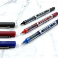 Roller ball pen 0.5mm. Uni-ball eye micro UB-150 roller ball pen blue/red/black fountain pen (1 pc). 