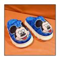 New Spring Autumn Winter Kids Shoes Boy blue Mickey Warm Slippers Children Christmas Slippers Pantoufle Enfant Baby Shoes. 