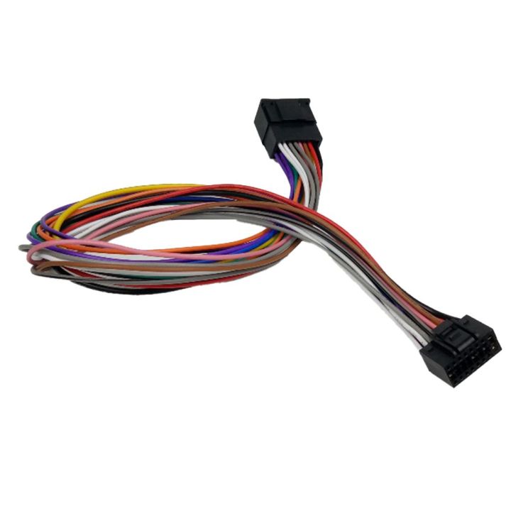 16 Pin Car Stereo Radio ISO Wire Harness Extension 40cm Cable For ...