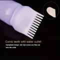 2pcs/Set Silicone Hair Comb With Root Comb Applicator Bottle Set  Hair Oil Applicator Shampoo Brush Salon hair styling tools. 