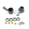 Metal Front Axle Bridge Steering Cup Turn Cup Kit for WPL C14 C24 C34 C44 B14 B1 B16 B24 B36 MN D90 D91 MN99S RC Car Spare Parts.