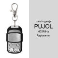 433,92mhz Rolling Code Garage Remote Control 100% Compatible PUJOL VARIO Code Black OCEAN MARS Gate Door Command. 
