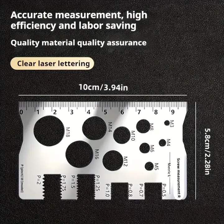 304%20Stainless%20Steel%20Screw%20Measuring%20Gauge%20Set%20-%20Precision%20Thread%20Pitch%20&%20Bolt%20Size%20Caliper%20Tool%20%7C%20M12%20Diameter%20Ruler%20%7C%20Ideal%20Fat%20-%20Image%205