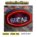Back light cover neon light|with customize name. 