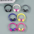 5pcs Mini Headphones Toys  DIY Sunglasses Straw Hat Scarf Jewelry Accessories Decoration. 