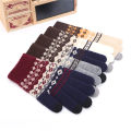 Winter Touch Screen Gloves Women Men Fashion Warm Stretch Knitting Full Finger Gloves. 