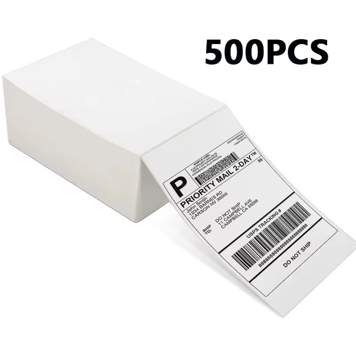 4"x6"%20inch%20Thermal%20Label%20Paper%20100x150mm%20100/500PCS%20For%20Thermal%20Shipping%20Labels%20DHL%20UPS%20Express%20Barcode%20For%209220/9210/246S/D200%20-%20Image%207