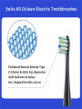 Toothbrush Heads for Oclean Air 2/One/SE X/X PRO/Z1/F1 Electric Tooth Brush Replacement Soft DuPont Bristle Nozzles 1/4/10/20PCS. 