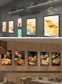 LED Light Box with Replaceable Paper - Customizable Advertising Display, Signage, Home Decor - Bright LED Frame for Promotions and Messages. 