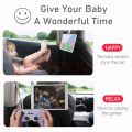 For Tesla Model 3/Y Back Seat Phone Holder with 2 Hooks 360° Rotate Stand Auto Headrest Bracket Support For Tablet PC iPad Mini.