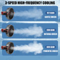 3-Speed Car USB Fan 360-Degree Rotatable Strong Wind Cooling Air Circulation Dashboard Electric Fan Brushless Motor Quiet Fan. 