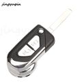 Jingyuqin 2/3 Buttons Flip Folding Remote Car Key Shell Case Fob For Citroen DS3 With Uncut VA2 Blade Housing Cover.