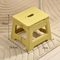 Lightweight Folding Step Stool Multi Purpose Handheld Thickened Footstool Non-Slip Plastic Small Benches Kitchen. 