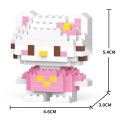 Cinnamoroll Cartoon Block Character Assembled Model Building Block Dolls Toy Children Gift. 