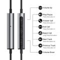 USB-C Wired Headphone HiFi Earphone with Mic Bass Stereo Type-C Headset Smartphone Music Earbuds for Samsung Xiaomi HUAWEI Redmi. 